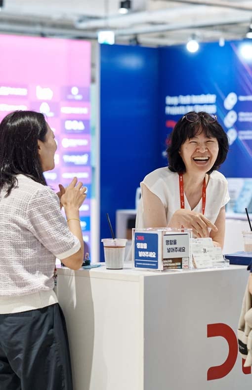 Woman holding a signal