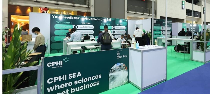 Exhibition stand at CPHI SEA