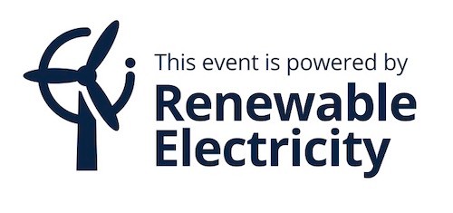 Event powered by renewable energy